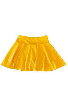 Halara Everyday SoftlyZero Airy 2-in-1 Cool Touch Tennis Skirt/Skort Yellow Sz M